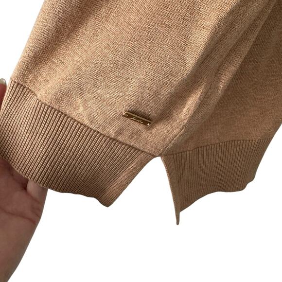 Joules Orianna Tan Roll Neck Jumper Turtleneck Sweater 6 Cotton Neutral Basic - Picture 9 of 12